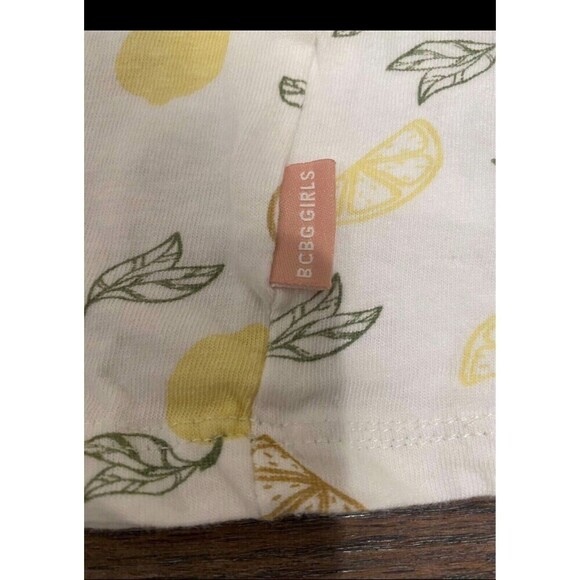 BCBG Girls Toddler Girl's 2pc Outfit Fruit Print Romper-t-shirt Size 2T - Picture 7 of 7